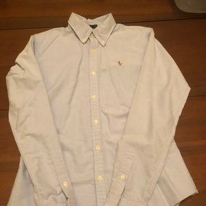 Blue women’s slim fit Ralph Lauren Oxford sz:4